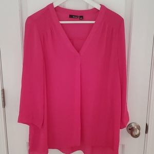 Hot pink blouse